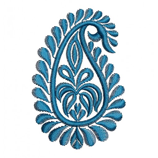 Mango Shape Small Applique Embroidery