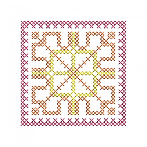 Mini Cross Stitch Embroidery Design