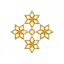 Mirror Work Embroidery Patch