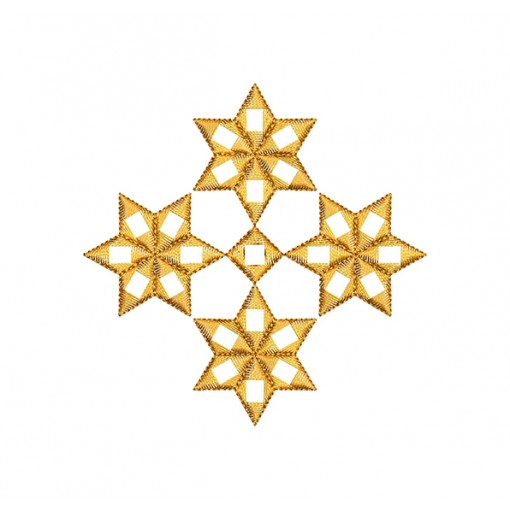 Mirror Work Embroidery Patch