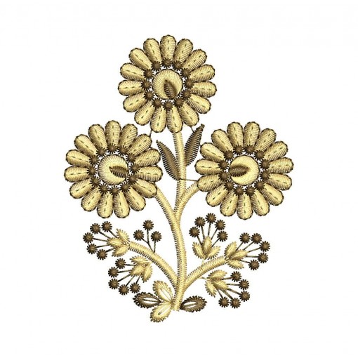 Modern Embroidery Flowers