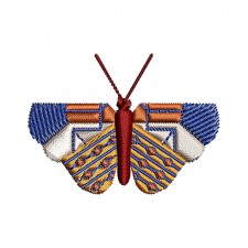 Moth Embroidery Pattern