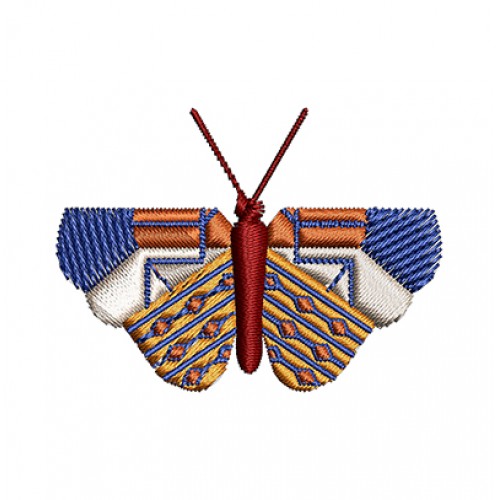 Moth Embroidery Pattern