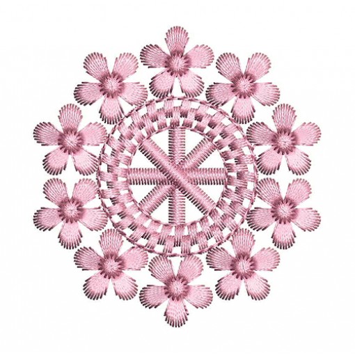 Nanduti Embroidery Patch Design