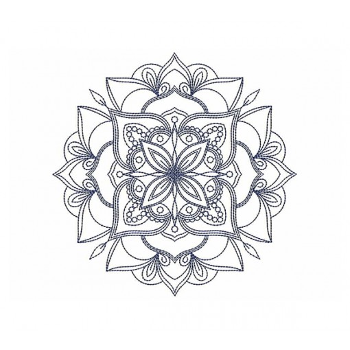 Neon Mandala Embroidery