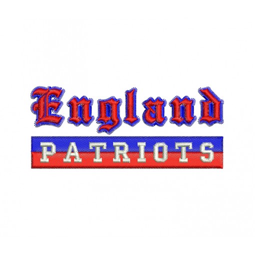 New England Patriots Embroidery Design