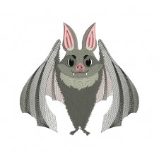 Nightmare Before Christmas Bat Embroidery