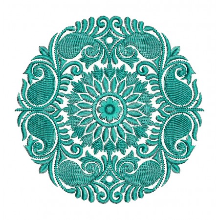 Paisley Machine Embroidery Design