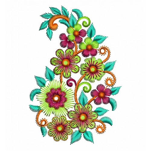 Paisley Machine Embroidery Pattern