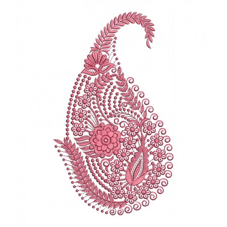 Paisley Patch Embroidery Pattern