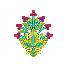 Pakistani Styles Pants Applique Embroidery Design