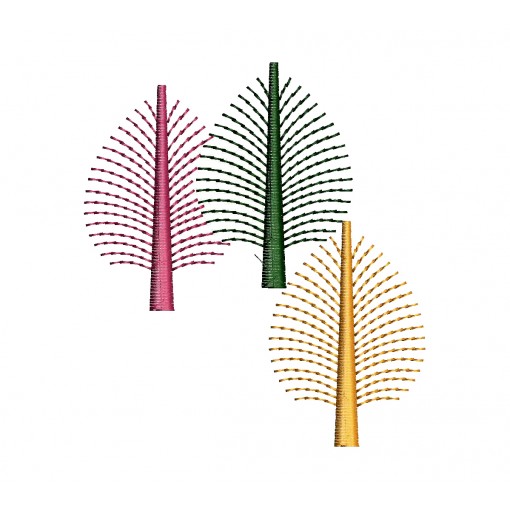 Palm Leaves Embroidery