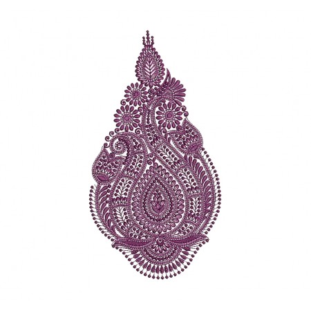 Pashmina Embroidery Design