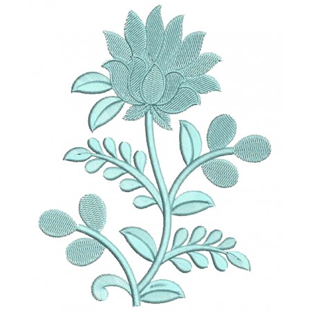 Pastel Colour Embroidery Flower