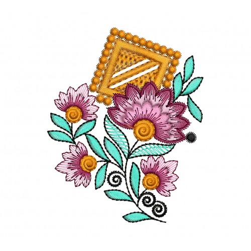 Patch Embroidery Design 18644