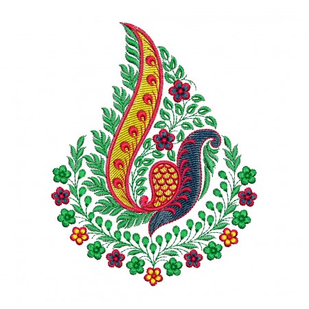 Peacock Concept Butta Embroidery