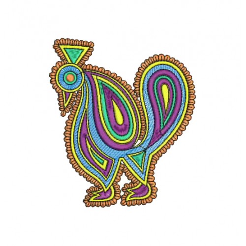 Peacock Embroidery Design For Blouse