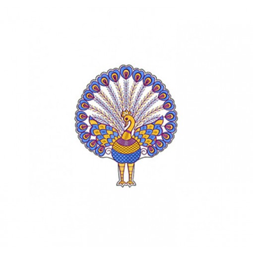 Peacock Machine Embroidery Pattern Peacock Machine Embroidery Pattern