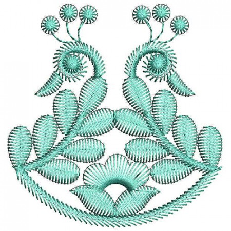 Peacock Small Start Embroidery Design 24780