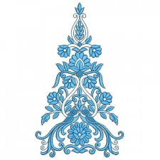 Perot Mirror Work Embroidery Applique Design 24812