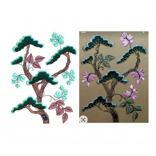 Pine Tree Leaves Embroidery Design Pine Tree Leaves Embroidery Design