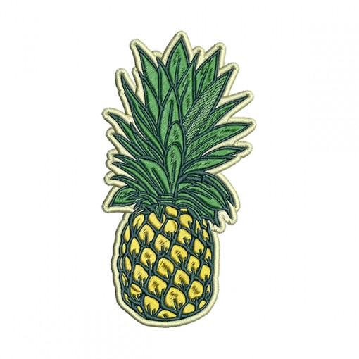 Pineapple Embroidery Design