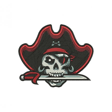 Pirate Embroidery Design