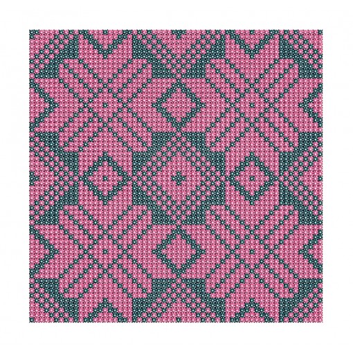 Poinsettia Cross Stitch Embroidery