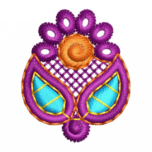 Pooja Aasan Embroidery Design