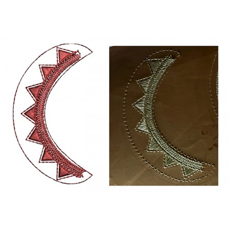 Embroidery Designs For Bridal Shoe
