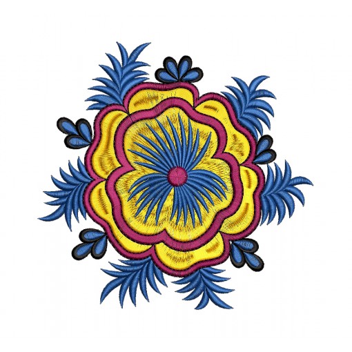 Rajasthan Women Applique Embroidery Design 15260