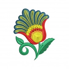 Realistic Flowers Machine Embroidery Design 16505