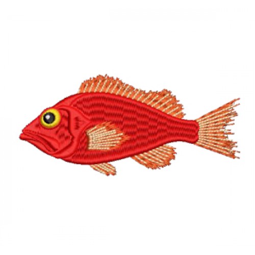 Redfish Embroidery Design