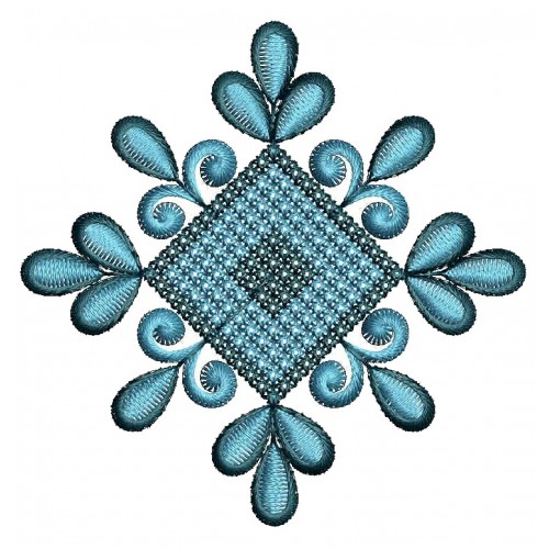 Saree Border Butta Embroidery Design 25041