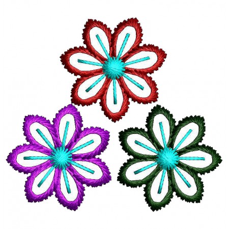 Saree Butta Embroidery Design 25158