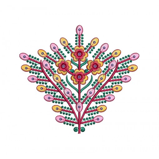 Sequins Butta Embroidery Design