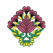 Shower Curtain Patch embroidery design