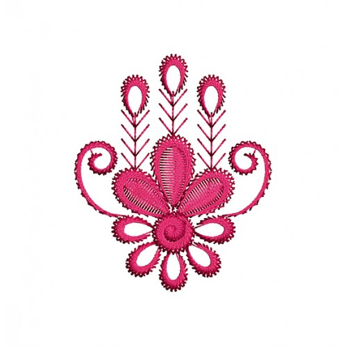 Simple Butti Embroidery Design