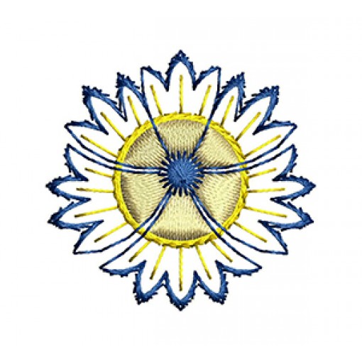 Simple Circle Design For Machine Embroidery