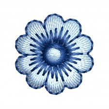 Simple Flower Embroidery Pattern