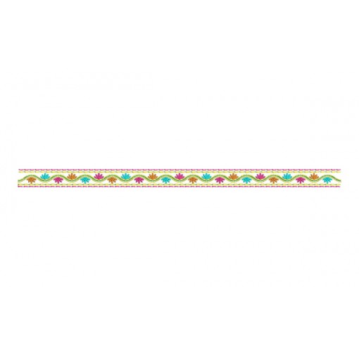 Simple Sarees Lace Embroidery Design 