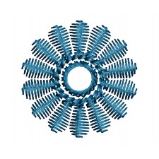 Small Butti Embroidery Pattern
