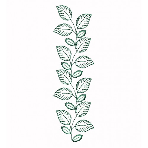Small Embroidery Leaves