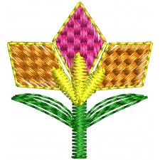 Small Floral Embroidery Design 26233 Small Floral Embroidery Design 26233