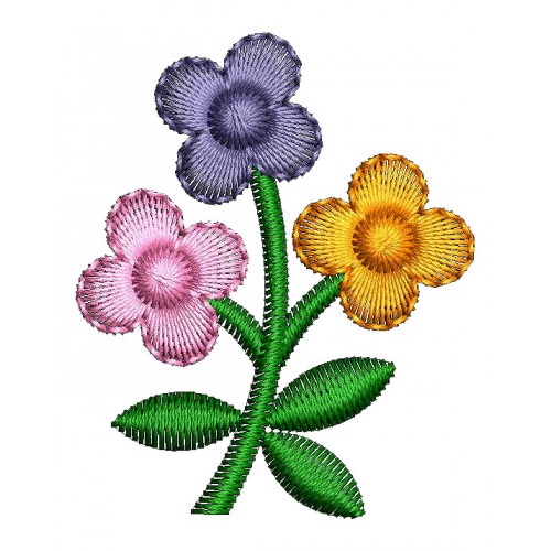 Small Flower Butta Embroidery Design 25154