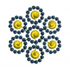 Snowflake Machine Embroidery Pattern