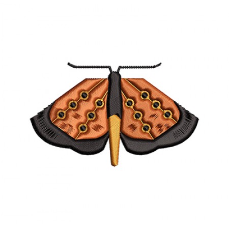 Spoty Moth Embroidery Design