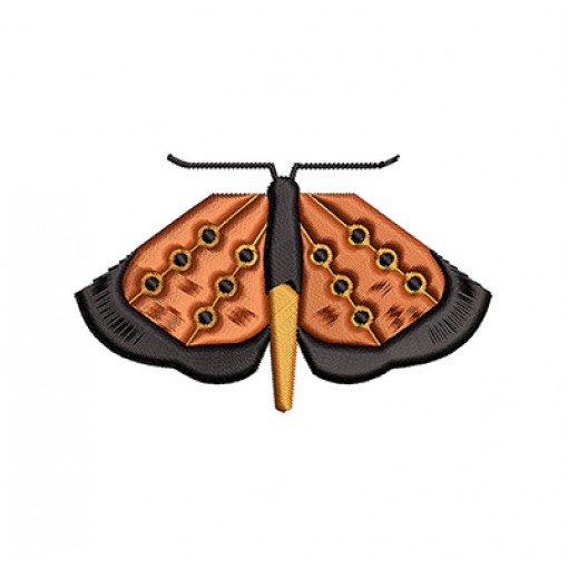 Spoty Moth Embroidery Design