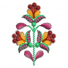 Spring Flowers Embroidery Design