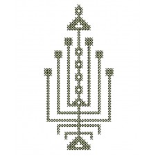 Spring Style Cross Stitch Applique Embroidery 25074